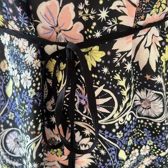 Intimately Free People Slip Dress Sz XS Longwood Sheer Floral Print OB750515 - Picture 3 of 11